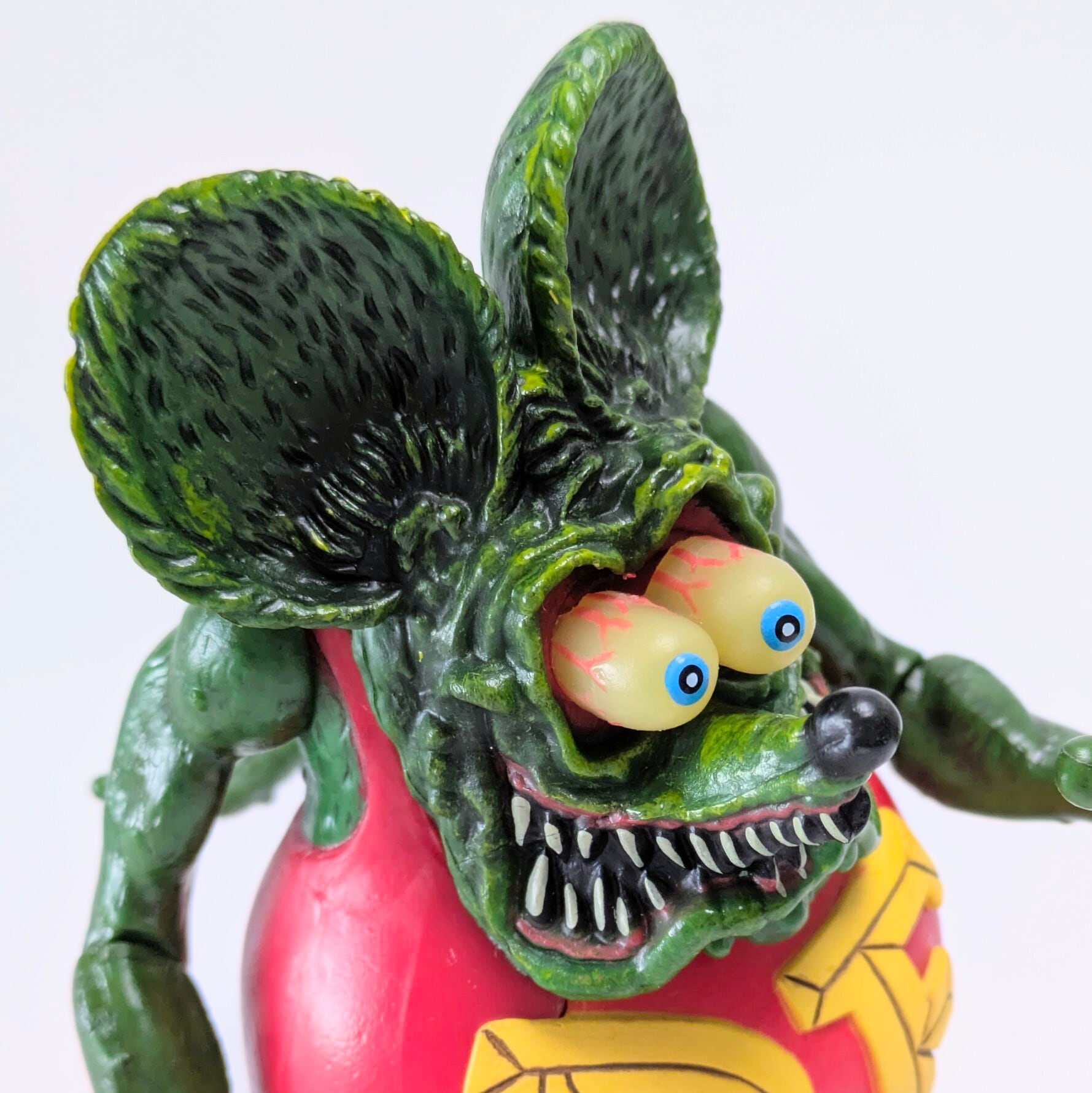 ⚡️SPECIAL LIMITED⚡️【 Rat Fink ラットフィンク 】 PVCアクションフィギュア / 可動フィギュア / RED 〚アメリカン雑貨 アメトイ〛