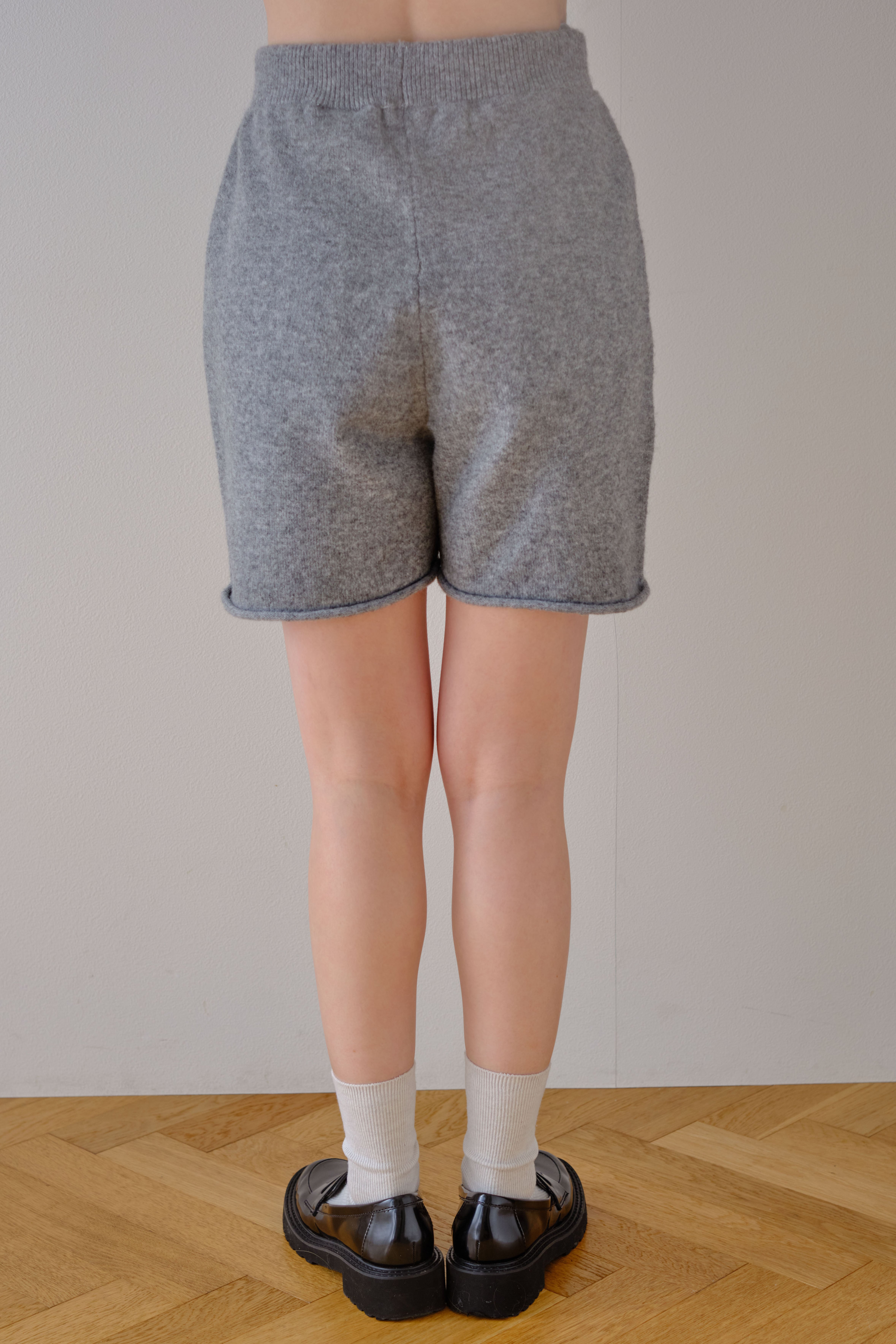 Knit Short Pants/ニットショートパンツGray | suroro