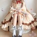 甘ロリ♡レッドリボンのフレアワンピース wanpi23★