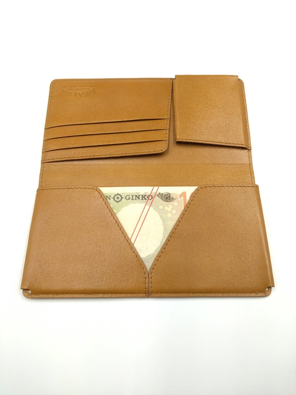 Ollet - J（栃木レザー）/ 小さい束入れ（小銭入れ無し長財布）/ 薄い