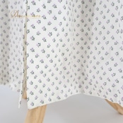 フォークダンス 衣装 ワンピース ドレス ホワイト系 花柄 小花柄 白 紫 緑 フリル リボン チロリアン カントリー ボタン かわいい 華やか 爽やか ダンス衣装 イベント ステージ パープル系 グリーン系