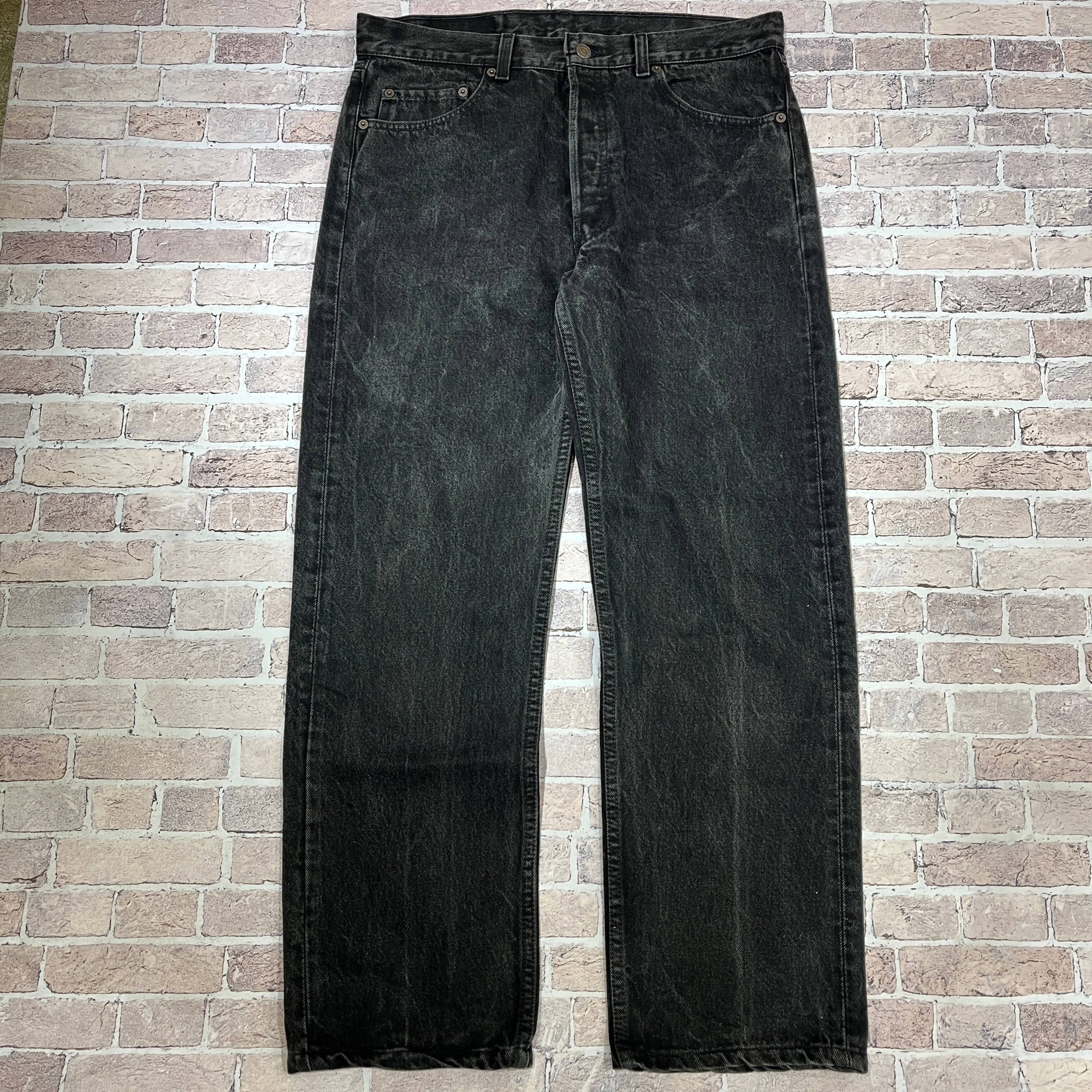 1990s LEVI'S 501 BLACK DENIM PANT 後染め | safarionline