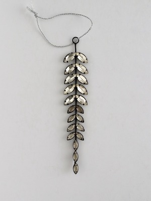 クリスマスオーナメント リーフ / Jewel Leaf Ornament Copper Silver
