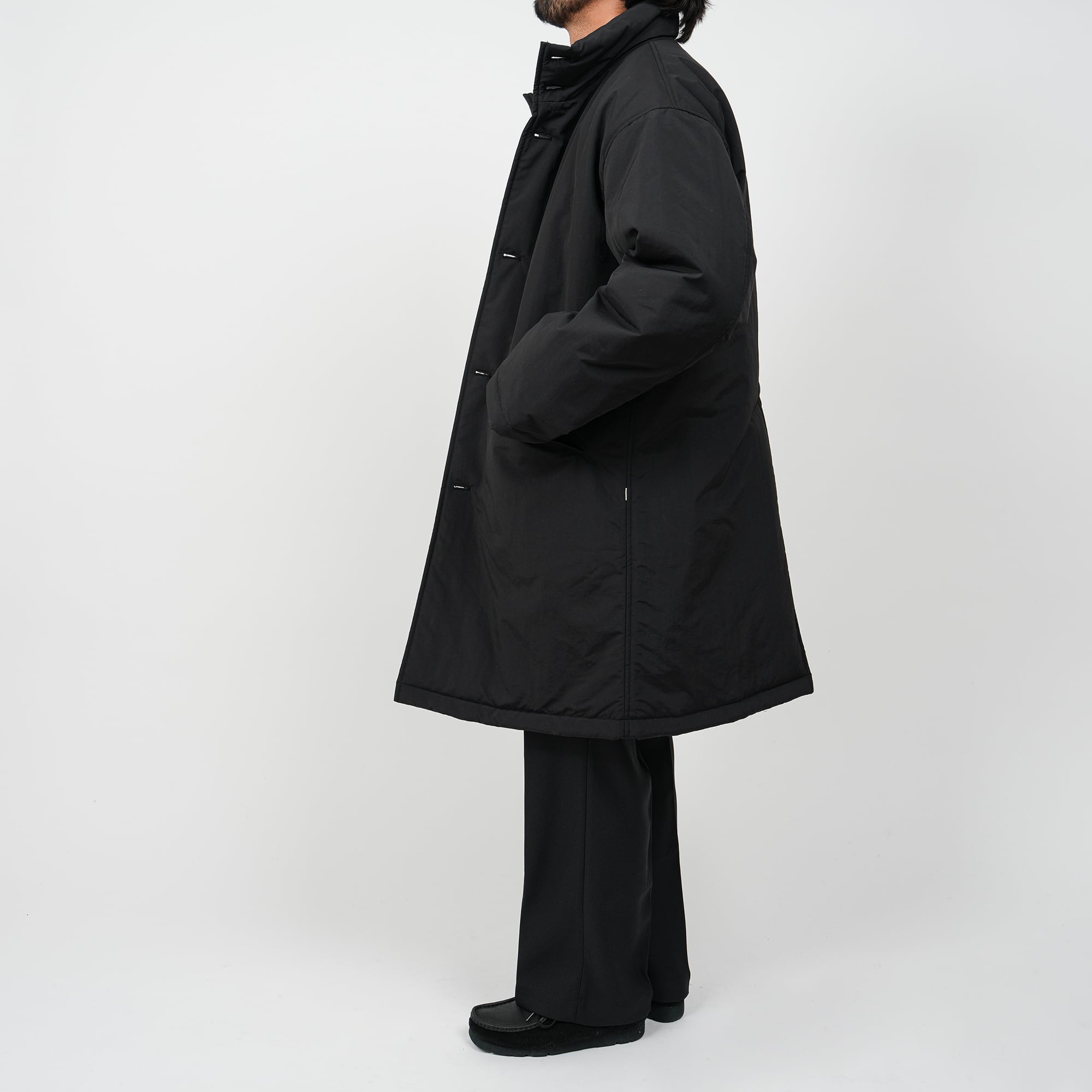 Stand Collar Padded Coat | OVY