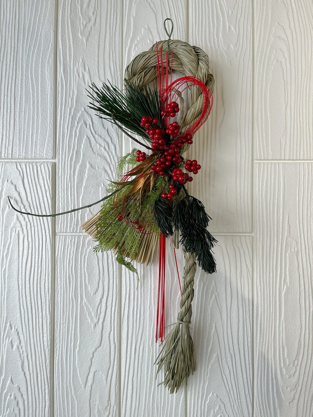 しめ縄リース① 全て一点もの！