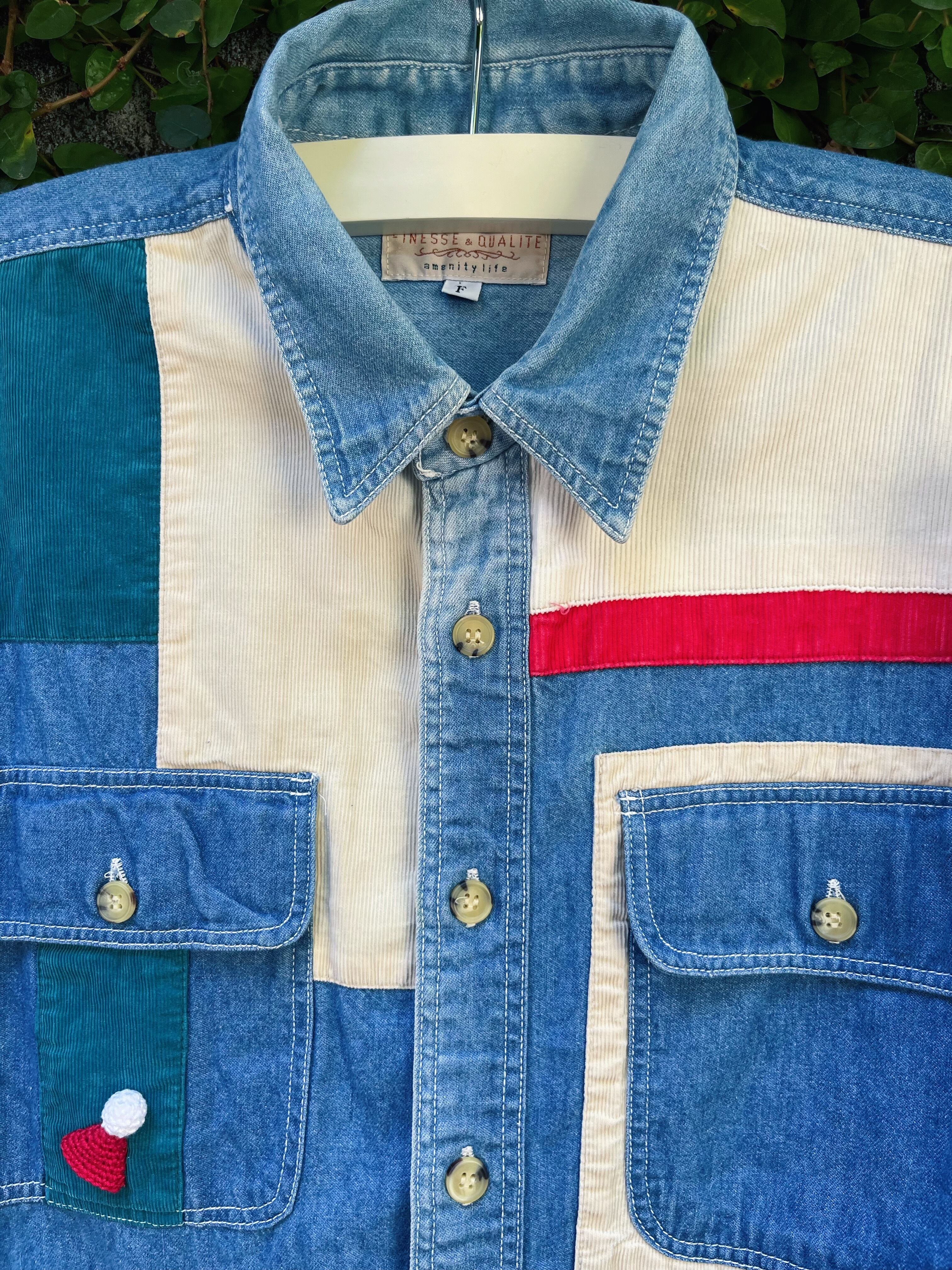 remake ✂︎ dwarf's room patchwork shirt