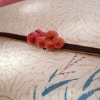 陶器の帯留　Bubble　纁