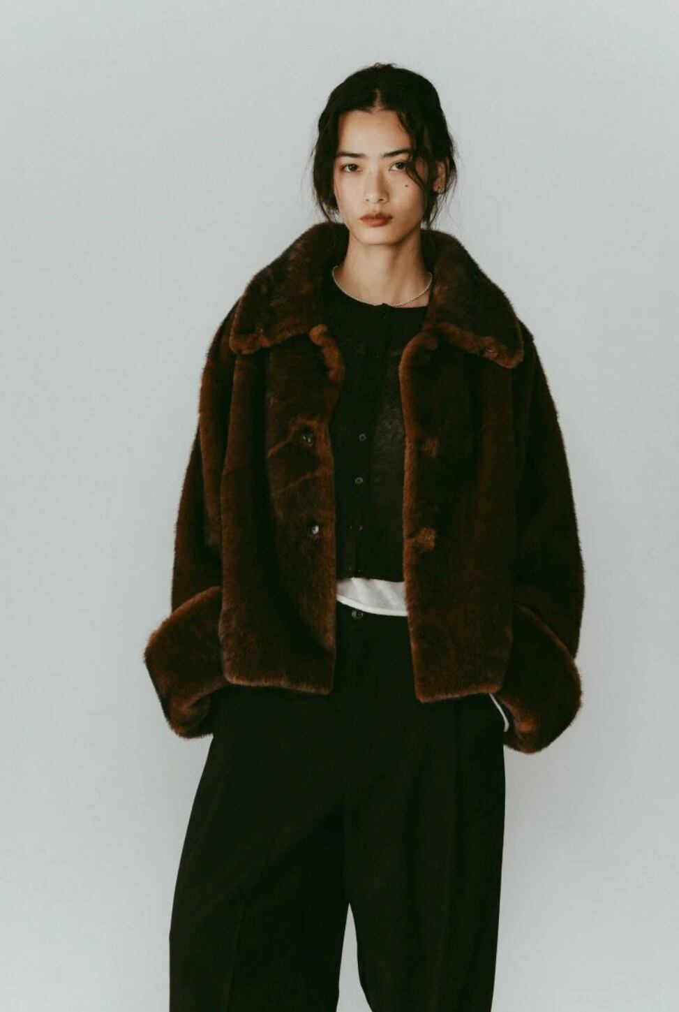 KnuthMarf】point collar fur coat（unisex）/（KM25WW02） | CLOAK&CO