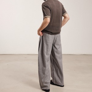 ドレープストライプ・ワイドスラックス N3603