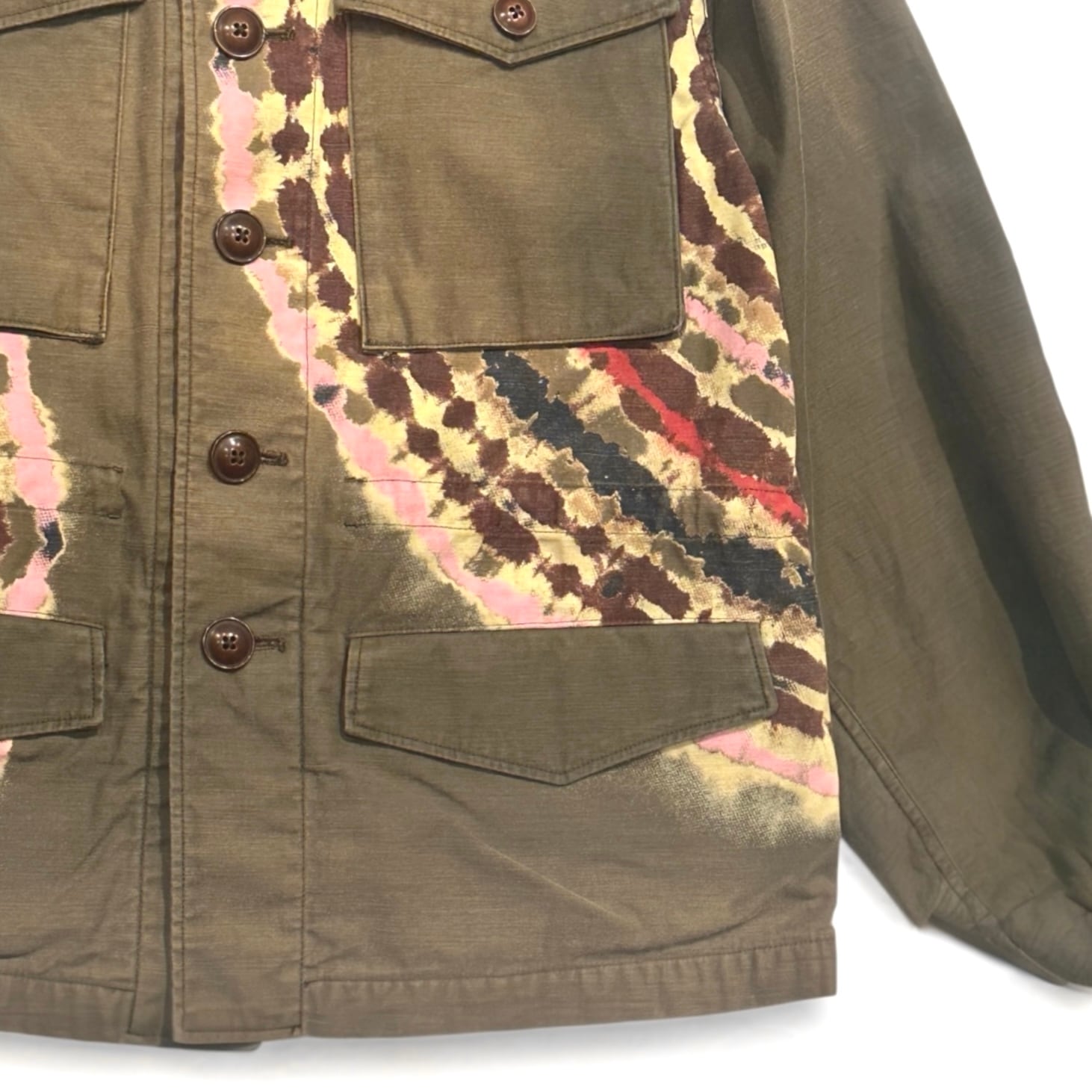 KHOKI  [TIE-DYE MILITARY JACKET]
