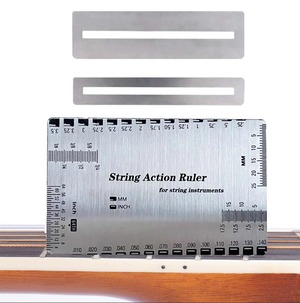 【数量限り】 ギター 弦 ベース 弦楽器 弦高 測定ツール ルーラー フレット磨きプレート 指板保護 指板 研削 修復ツール 調整 メンテナンス用品 3本セット