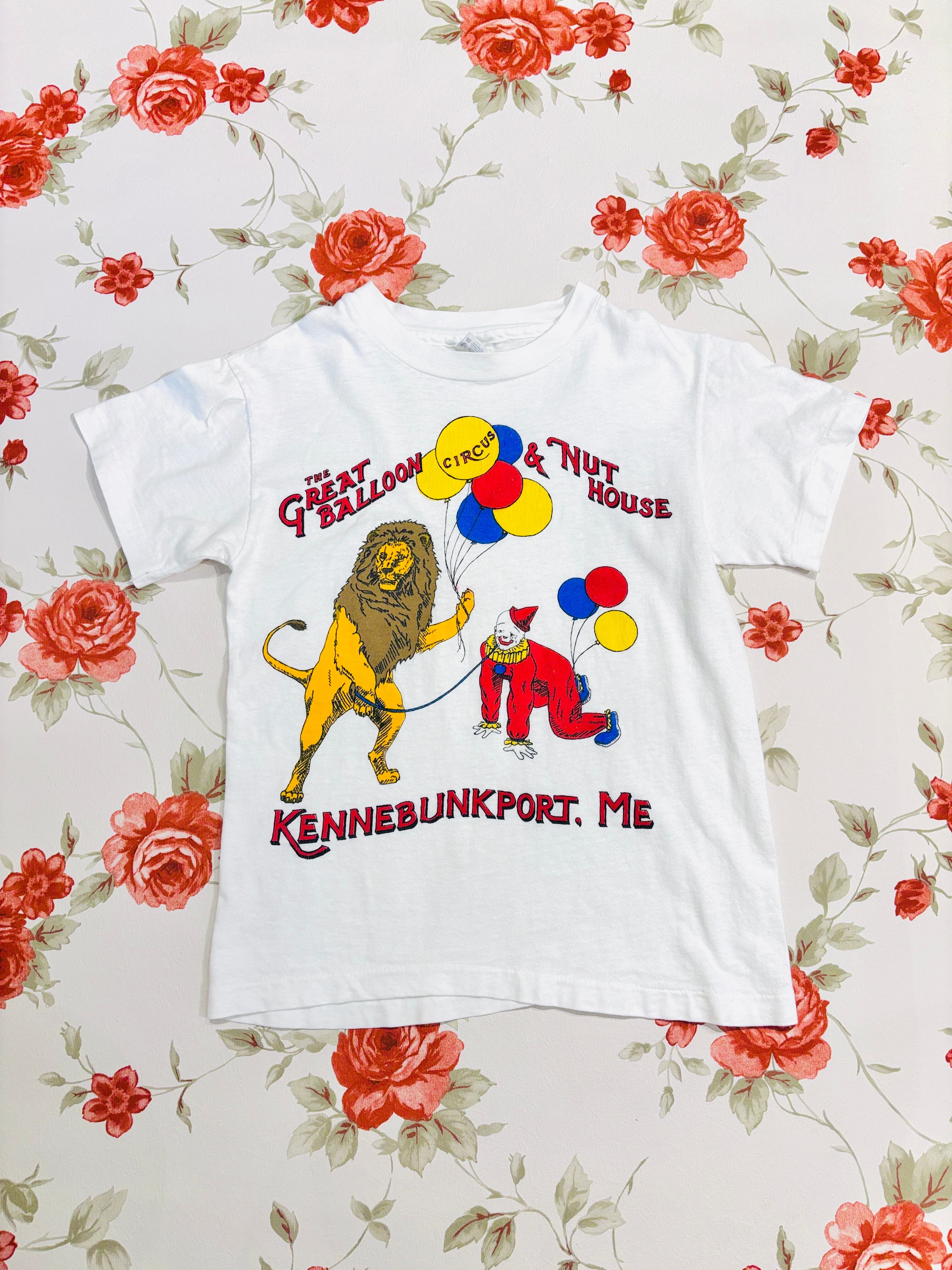 【kids vintage】circus T-sh. about 6-8y