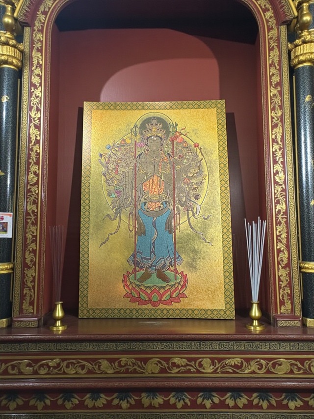 守り本尊 千手観音菩薩セット【水晶守り絵・お守り本尊カード・お守り本尊シール】 子年・12月生まれ