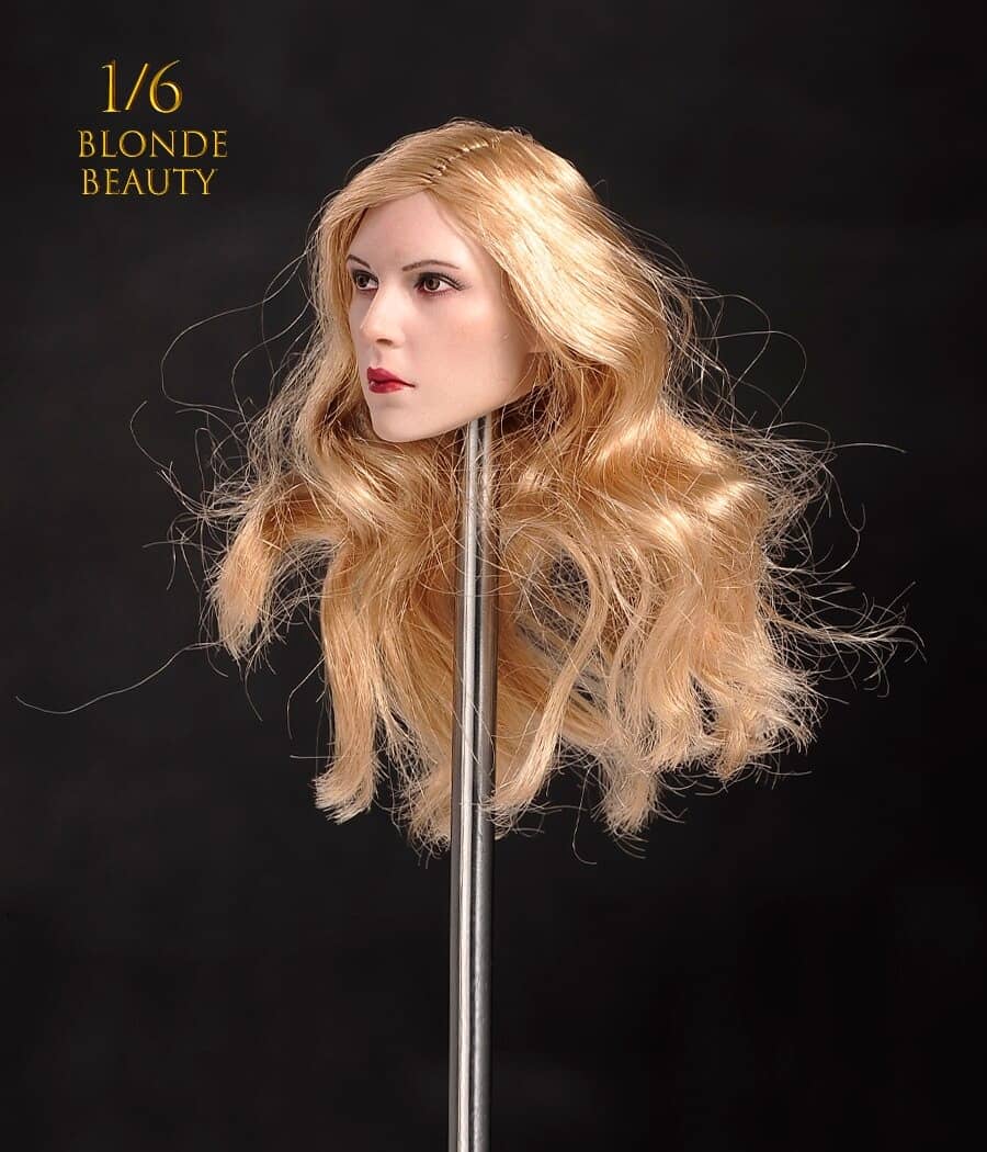 1 6 ヨーロッパ系 金髪美人女性 フィギュア用ヘッド フィギュアモール 1 6カスタムフィギュア通販サイト