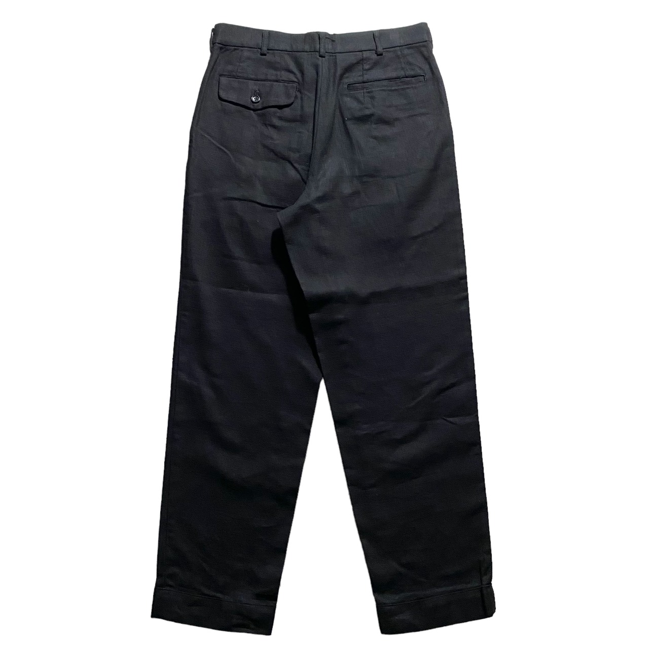 AD1999 COMME des GARCONS HOMME black cotton pants