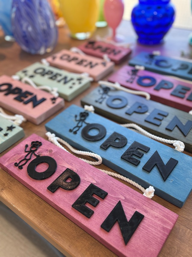 【限定１点】オープン＆クローズ看板_吊り下げタイプ