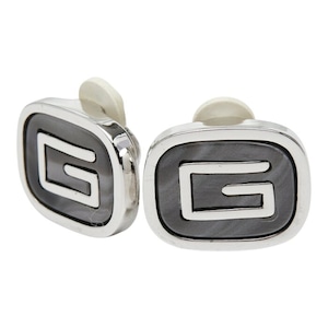 ジバンシー ロゴ モチーフ イヤリング シルバー メタル レディース Givenchy 【中古】