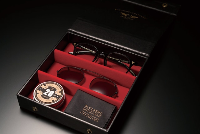 【20周年モデル】BJ CLASSIC COLLECTION 20TH ANNIVERSARY SET メガネ CE-510N MP 18K C-1 セルロイド ボストン セルロイド チタン クラシカル BJクラシック 20周年 18金 鯖江 日本製 正規品-17枚目