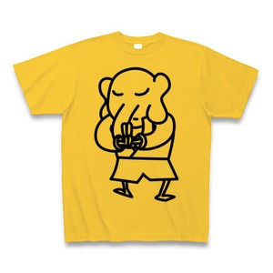 バン象くんTシャツB（ゴールドイエロー）