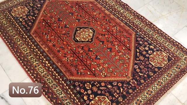 絨毯クエスト54 前編【No.76】※現在、こちらの商品はイランに置いてあります。ご希望の方は先ずは在庫のご確認をお願いします。