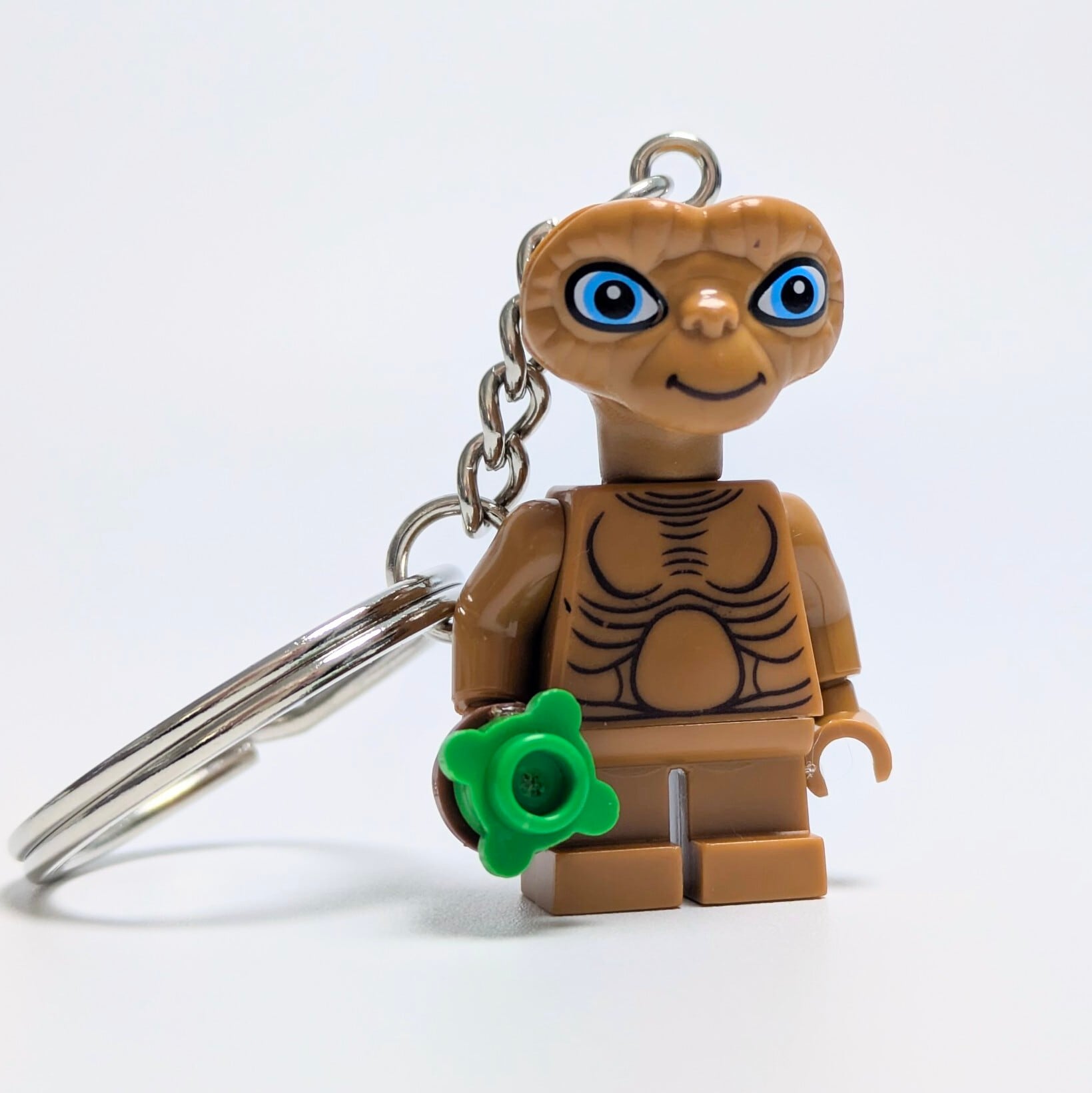 再入荷！☆ブロックフィギュアキーホルダー ☆【 E.T. ( イーティー ) 】 E.T. ver.2 / LAST SCENE〚アメリカン雑貨 アメトイ〛