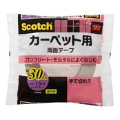 3M 両面テープ カーペット マット用 しっかり固定 幅30mm 長さ15m スコッチ PCD-30
