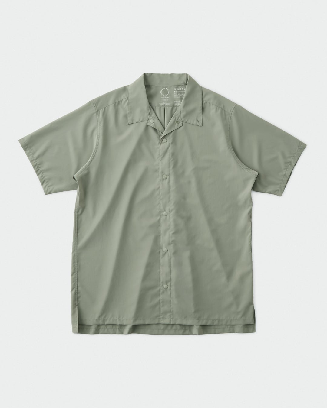 山と道 / UL Short Sleeve Shirt - Men #Seagrass