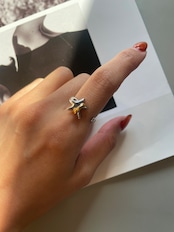 original bi-color star ring