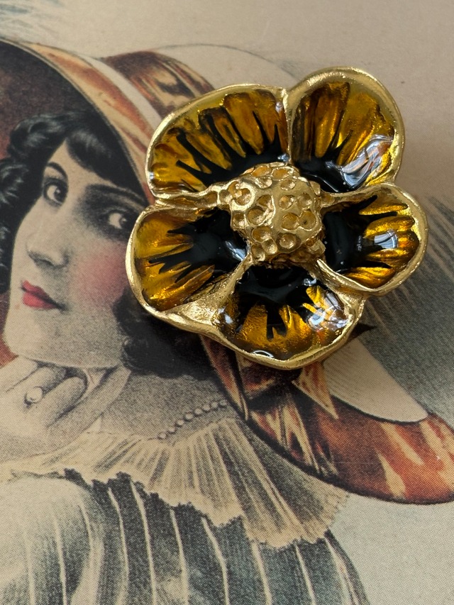 20mm Japanese Vintage ヴィンテージビーズ プラスチック製 5個セット ゼリーピンク アクセサリーパーツ デコレーションパーツ