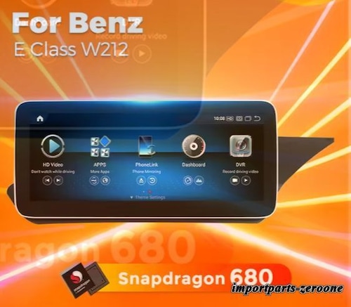 メルセデス・ベンツEクラスW212用 アンドロイドナビ NTG 4.5 LHD -RA-1296