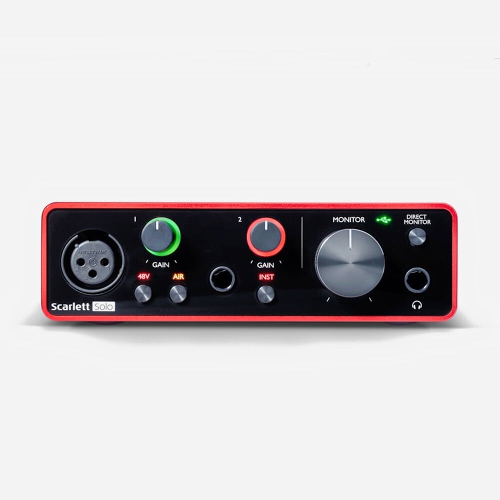 Focusrite USB ScarlettSolo オーディオインターフェース