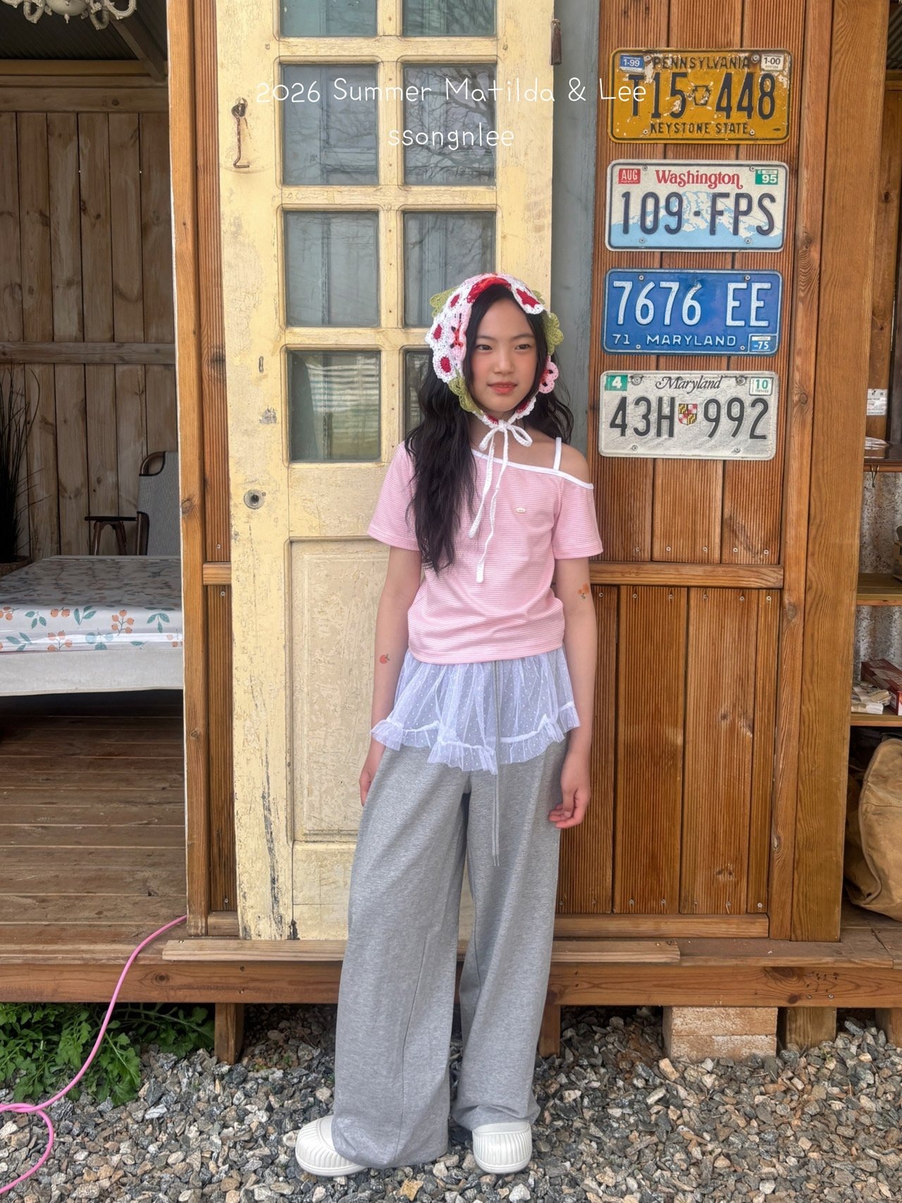 [Matilda&Lee] Lace Wide Pants (15/17/19) / [마틸다앤리] 레이스와이드팬츠 (15/17/19)