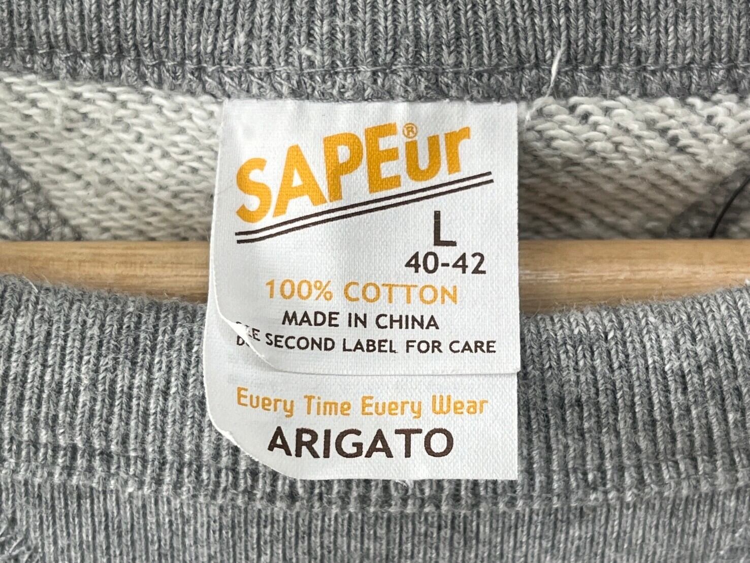 SAPEur MONA LISA SS SWEAT GREY LARGE 74427 | BRAND BUYERS OSAKA 