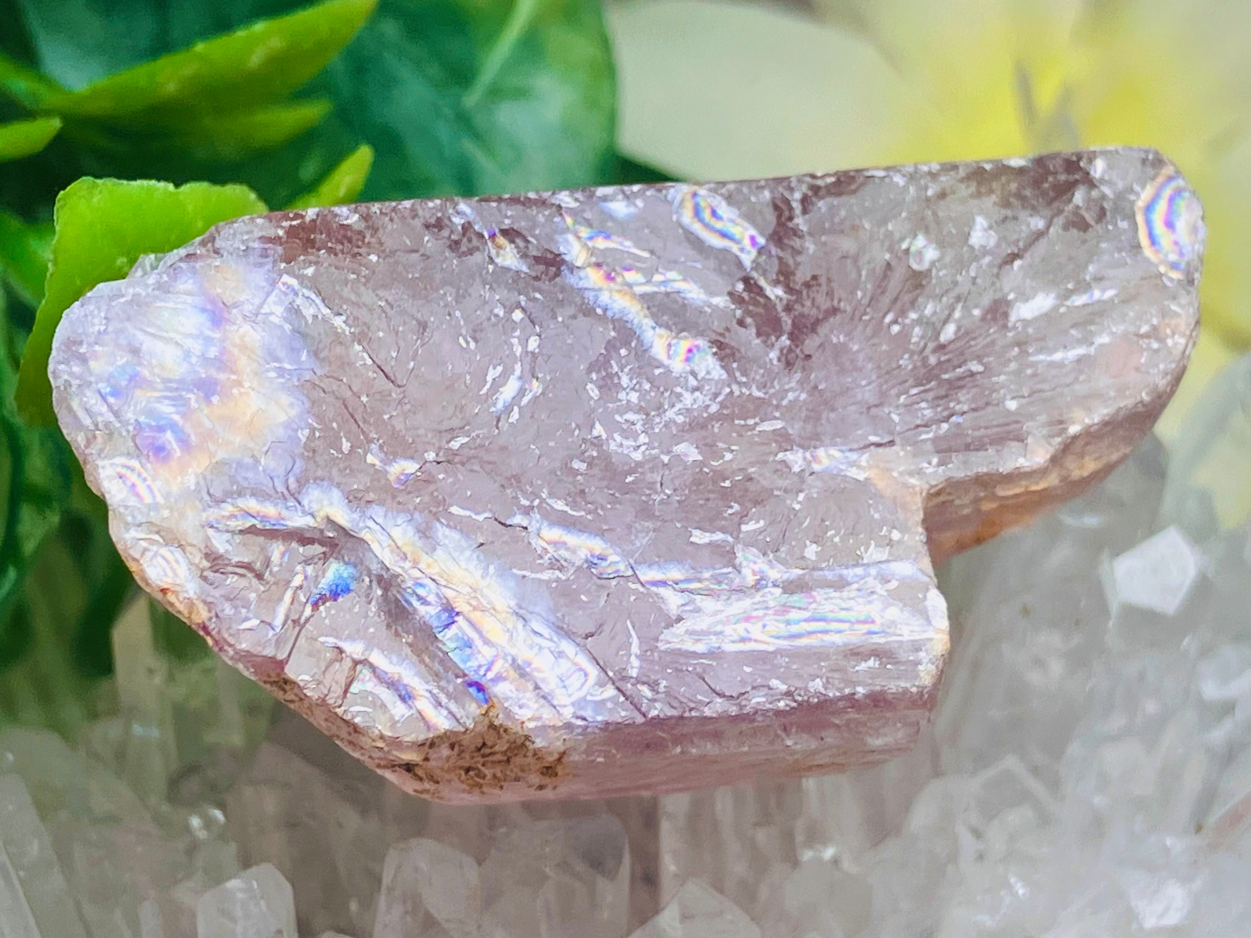 ダウ ホワイトファントム ✨ヒマラヤ ピンク水晶 原石 ポイント | Halo