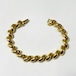 Vintage Joan Rivers Gold Tone Metal Link Bracelet