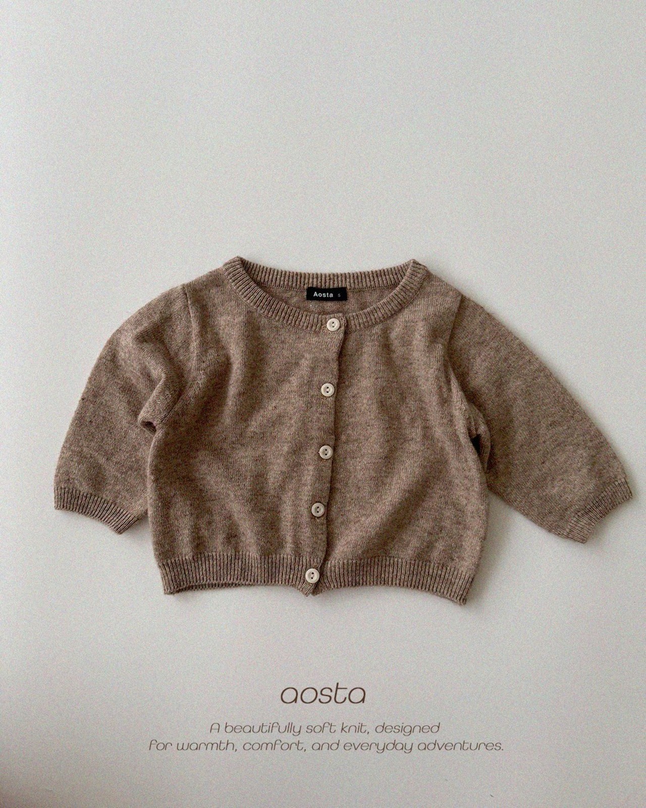 韓国子供服 / 26Autumn / Aosta / ニットカシミヤカーディガン / 秋服 *S~L*