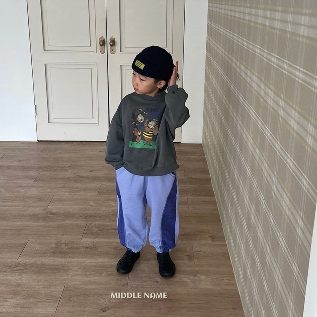 《送料無料》予約：切り替え配色パンツ【MIDDLENAME】※ジュニアサイズ