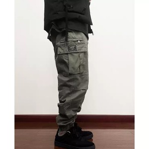 Side pocket design pants C3836