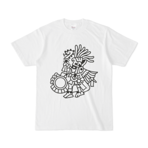 0476-アステカの神　ウィツィロポチトリ-Tシャツ