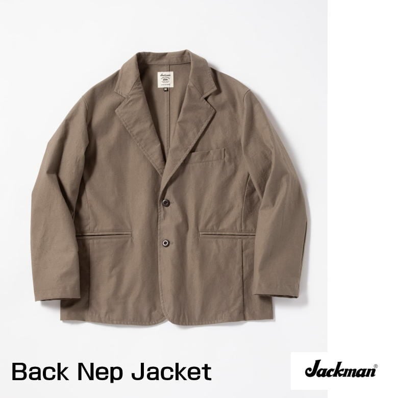 ジャックマン Back Nep Bullpen Jacket Dark Navy（Backnep