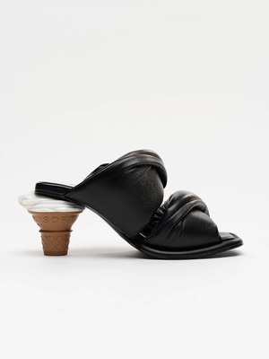 【26SS】Maison MIHARA YASUHIRO ミハラヤスヒロ / Soft Serve Heel Distressed Puffer Sandals / サンダル