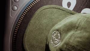 SMOKE ISLAND Corduroy Jet Cap [OLIVE]