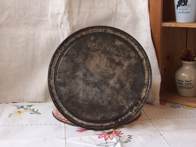 イギリスアンティーク　トフィー＆チョコレート缶　お菓子缶　