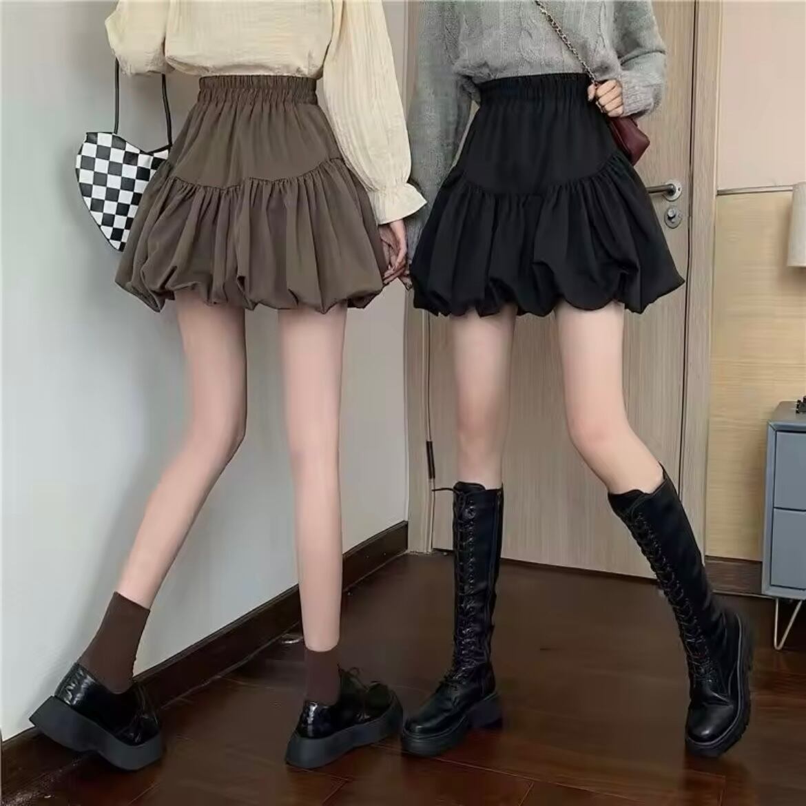 ガーリーバルーンミニスカート