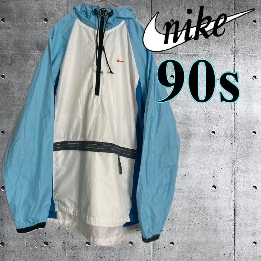 超希少色】90s 美シルエット NIKE ナイキ アノラックパーカー