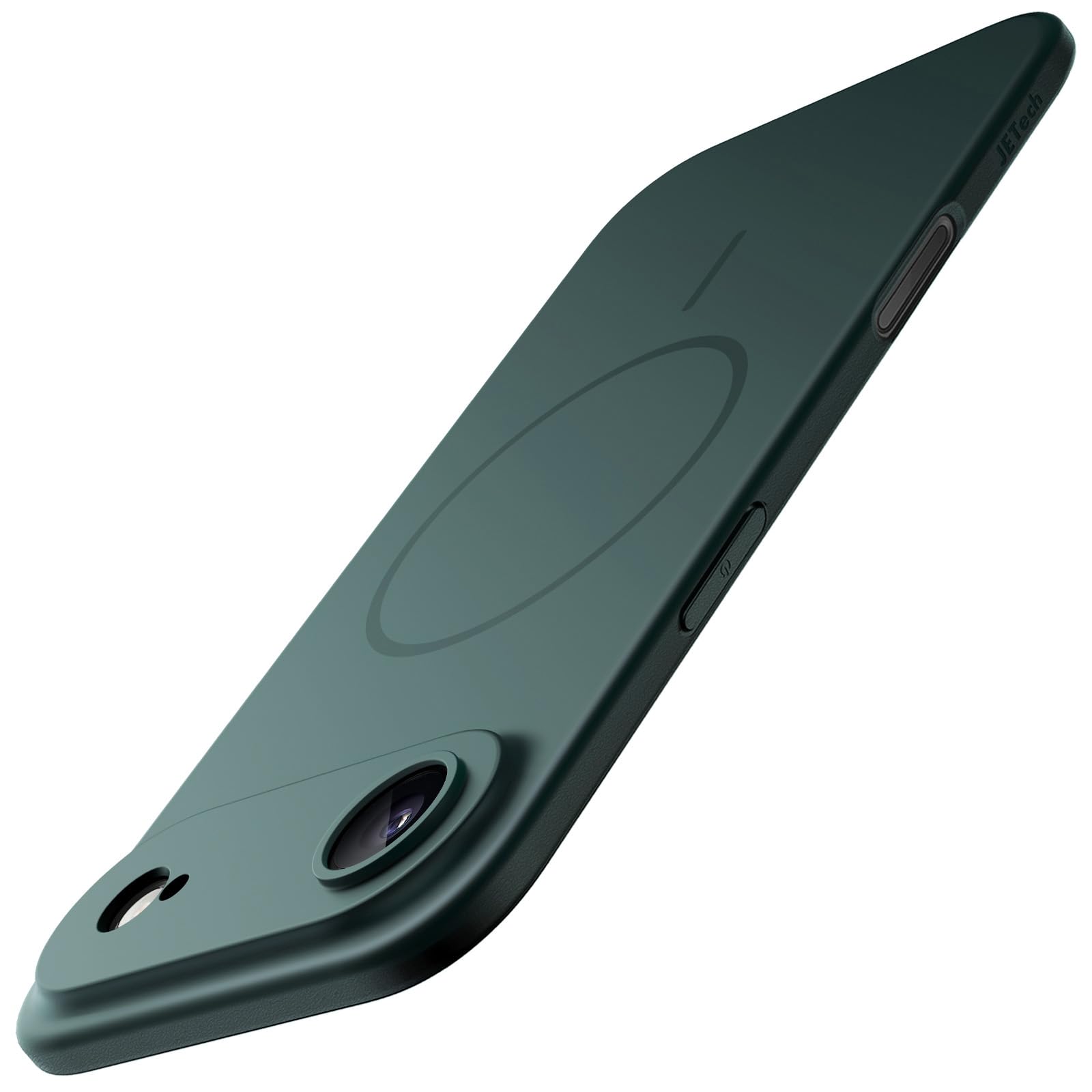 JETech iPhone Air用 マグネットスリムケース (ミッドナイトグリーン)