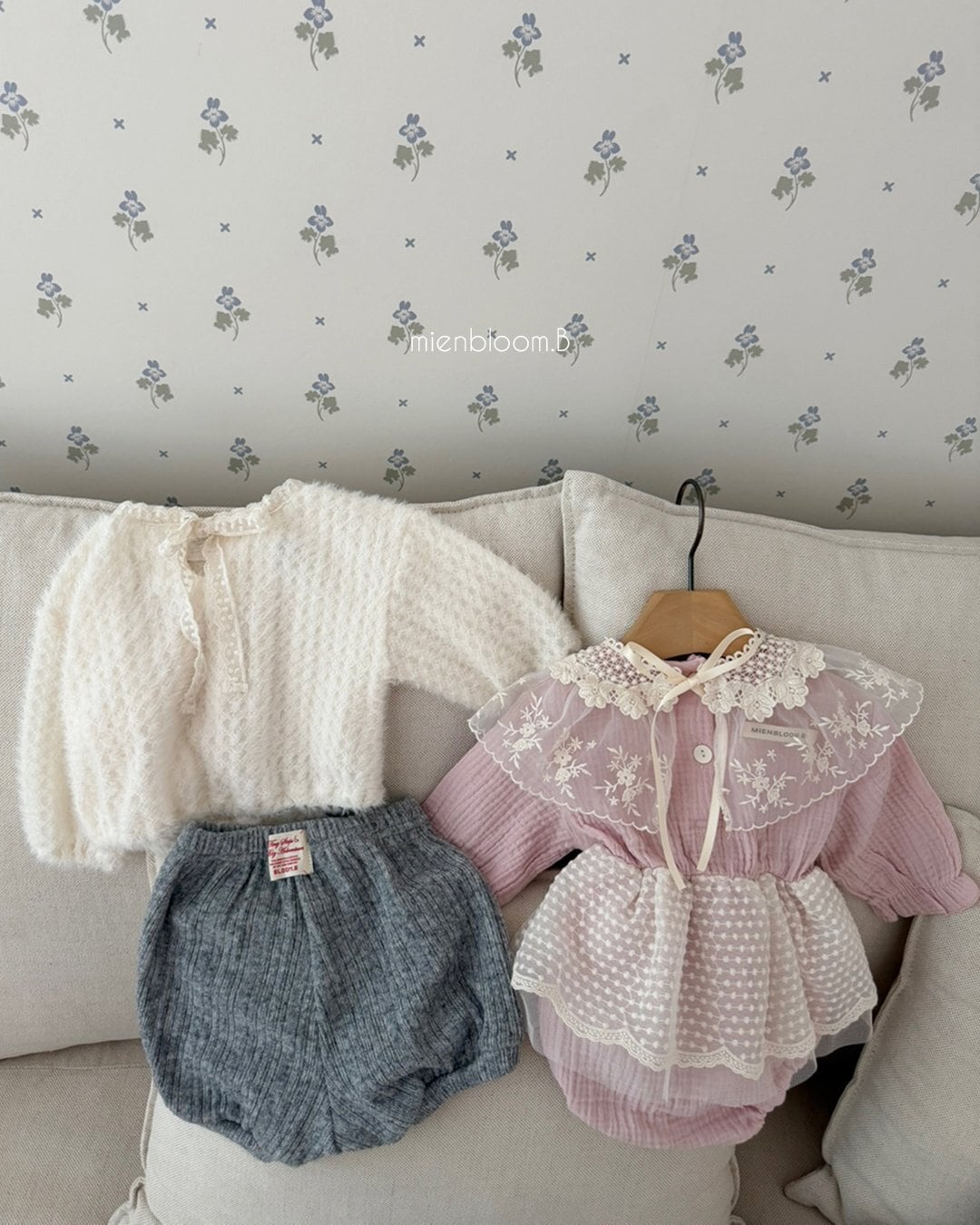 送料無料【予約】/ kids オーニットパンツ / mienbloom