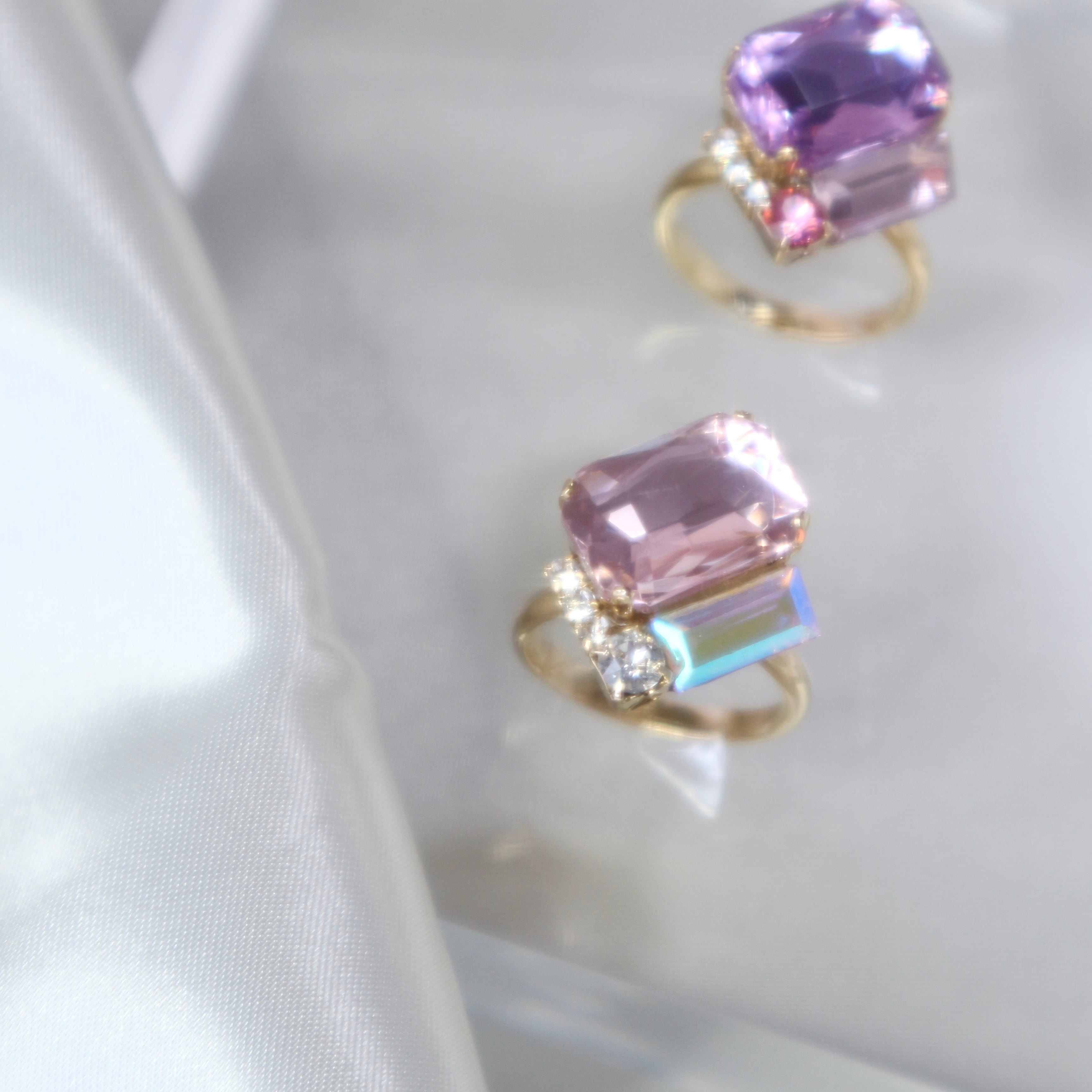 Candy rings (pink / F size)