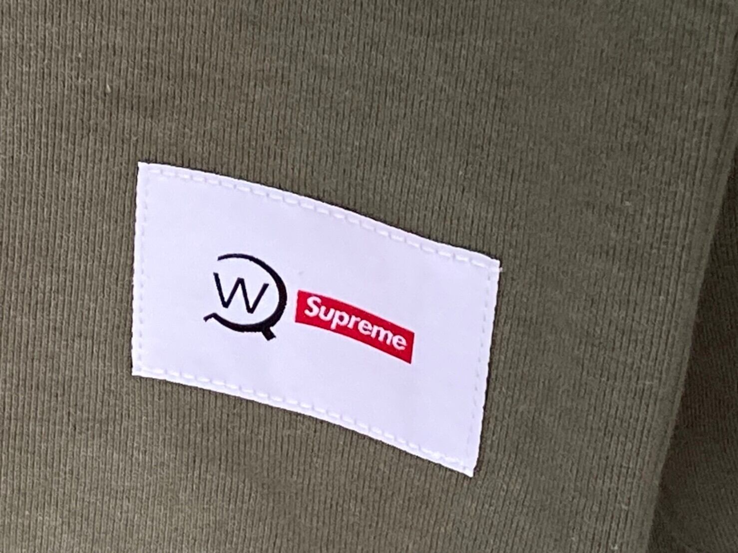 Supreme × WTAPS 21AW CREWNECK OLIVE DRAB XL 2100 | BRAND BUYERS OSAKA 