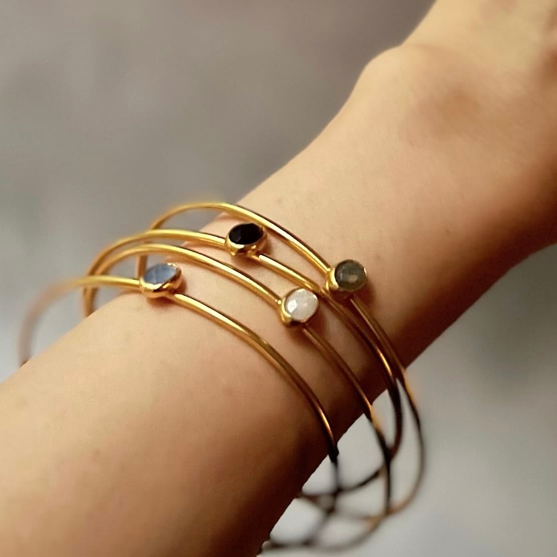 天然石のブレスレット（22金）オーバル | ILLUMINA STYLE